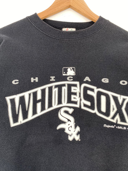 1998 CHICAGO WHITE SOX Made in USA Size XL Vintage MLB Sweat shirt / A1742