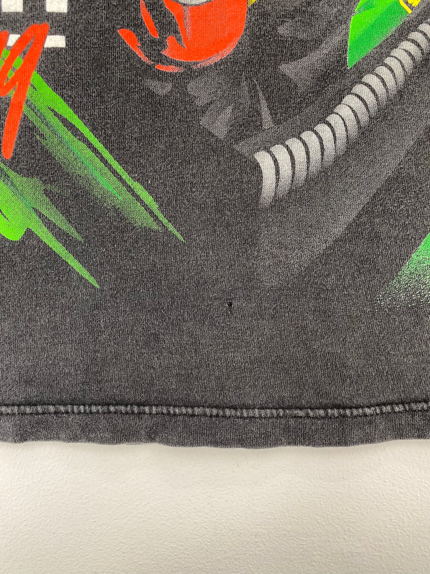 90's CHAD LITTLE x JOHN DEERE Size L Vintage Racing T-Shirt / A1767