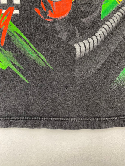 90's CHAD LITTLE x JOHN DEERE Size L Vintage Racing T-Shirt / A1767