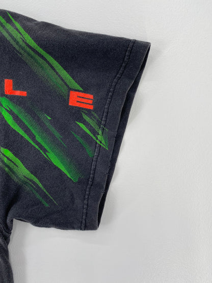 90's CHAD LITTLE x JOHN DEERE Size L Vintage Racing T-Shirt / A1767