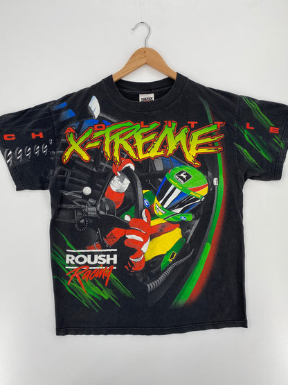 90's CHAD LITTLE x JOHN DEERE Size L Vintage Racing T-Shirt / A1767