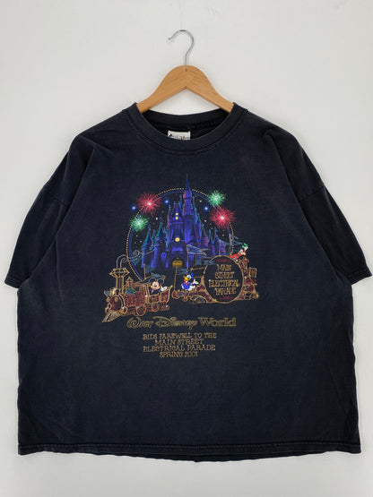 2001 WALT DISNEY WORLD Size XL Vintage T-Shirt / A1769