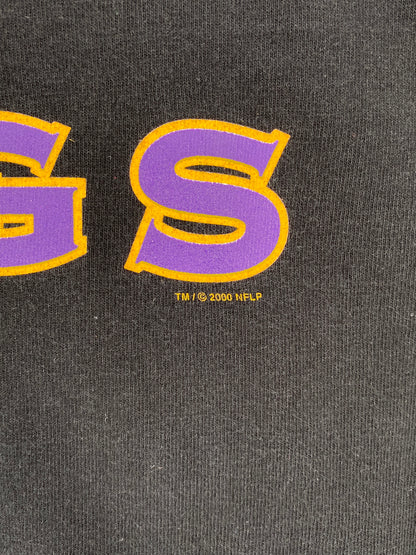 2000 MINNESOTA VIKINGS Made in USA Size XL Vintage NFL T-Shirt / A1770