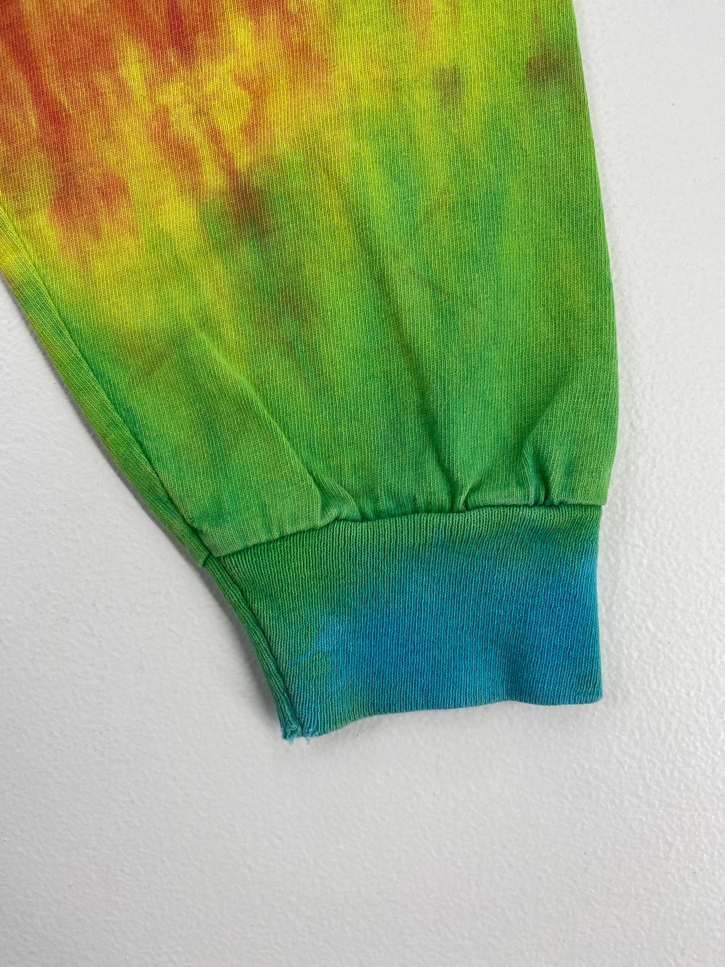 00' DISNEY x AERO SMITH  ROCK'N' ROLLER COASTER Tie Dye Size XL Vintage Long Sleeve T- Shirt / A1812