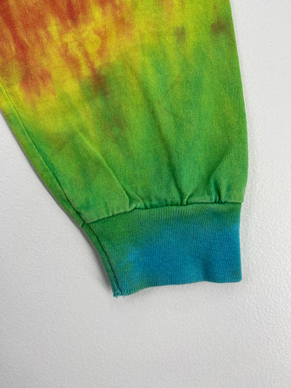 00' DISNEY x AERO SMITH  ROCK'N' ROLLER COASTER Tie Dye Size XL Vintage Long Sleeve T- Shirt / A1812