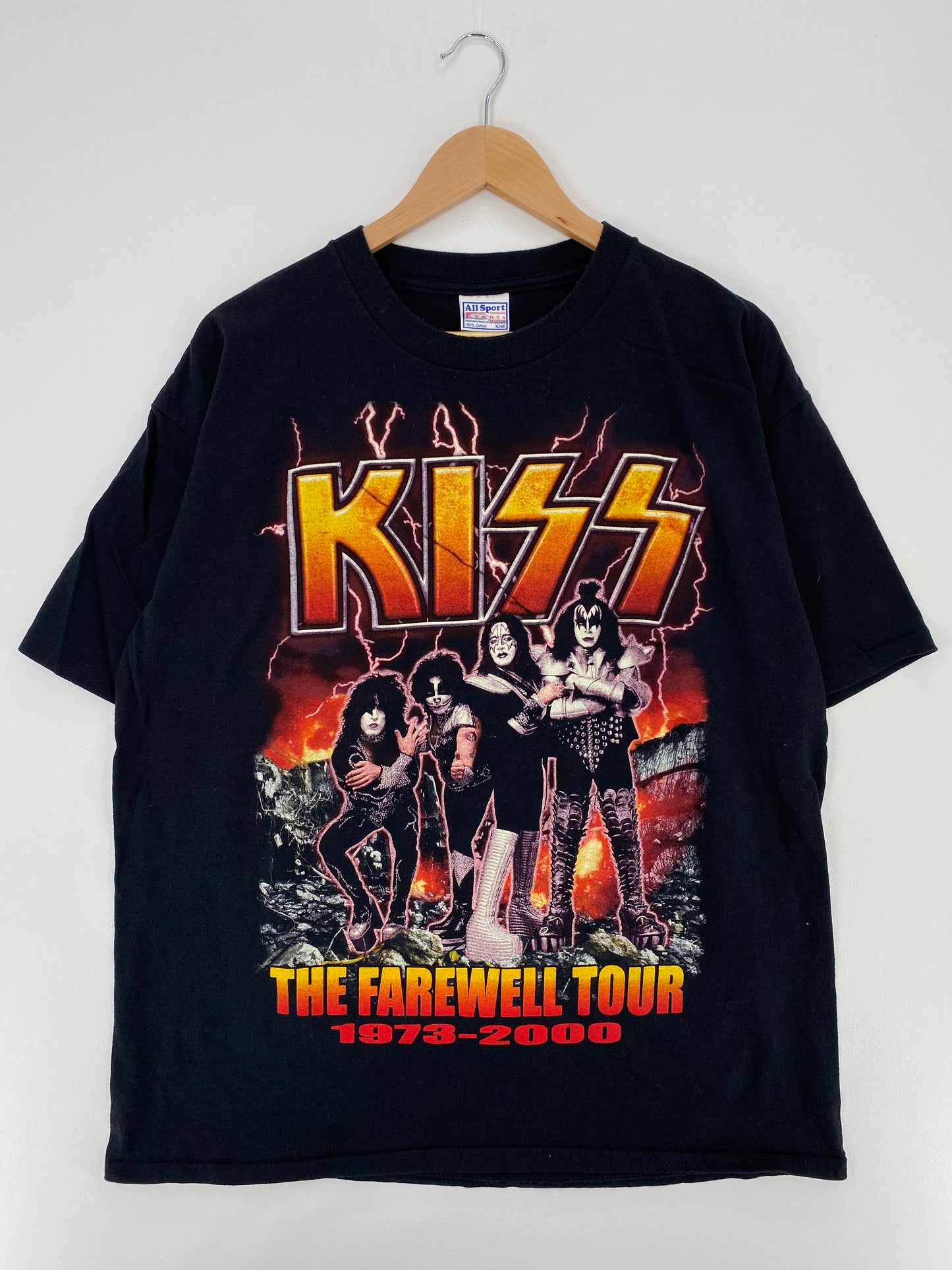 2000 KISS Size XL Vintage Music T- Shirt / A1814