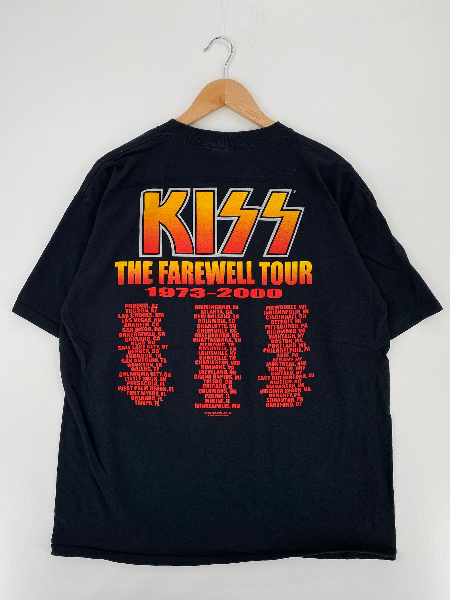2000 KISS Size XL Vintage Music T- Shirt / A1814