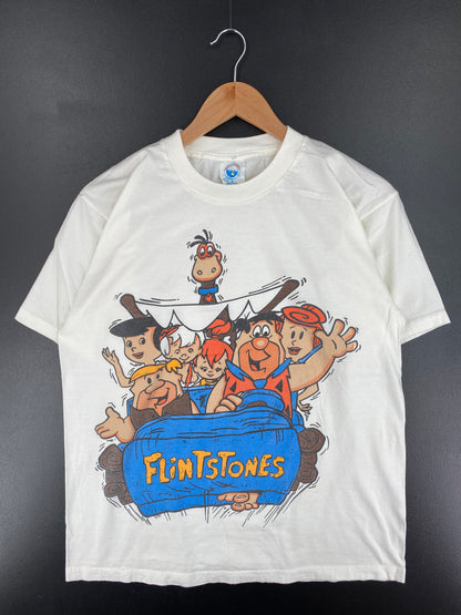 90's FLINSTONES Made in USA Size L Vintage T- Shirt / A1815