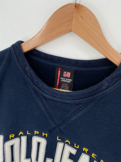 Vintage POLO JEANS RALPH LAUREN Size XL Sweat-Shirt / E2181S