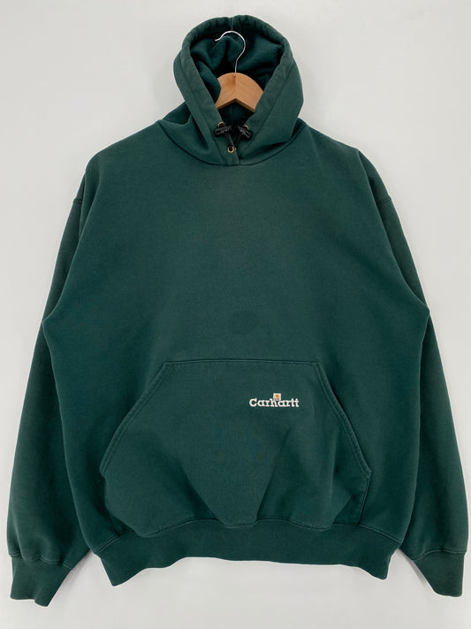 90’s CARHARTT Size No Tag (Approx.L) Hoodie Sweat-Shirt / A1876