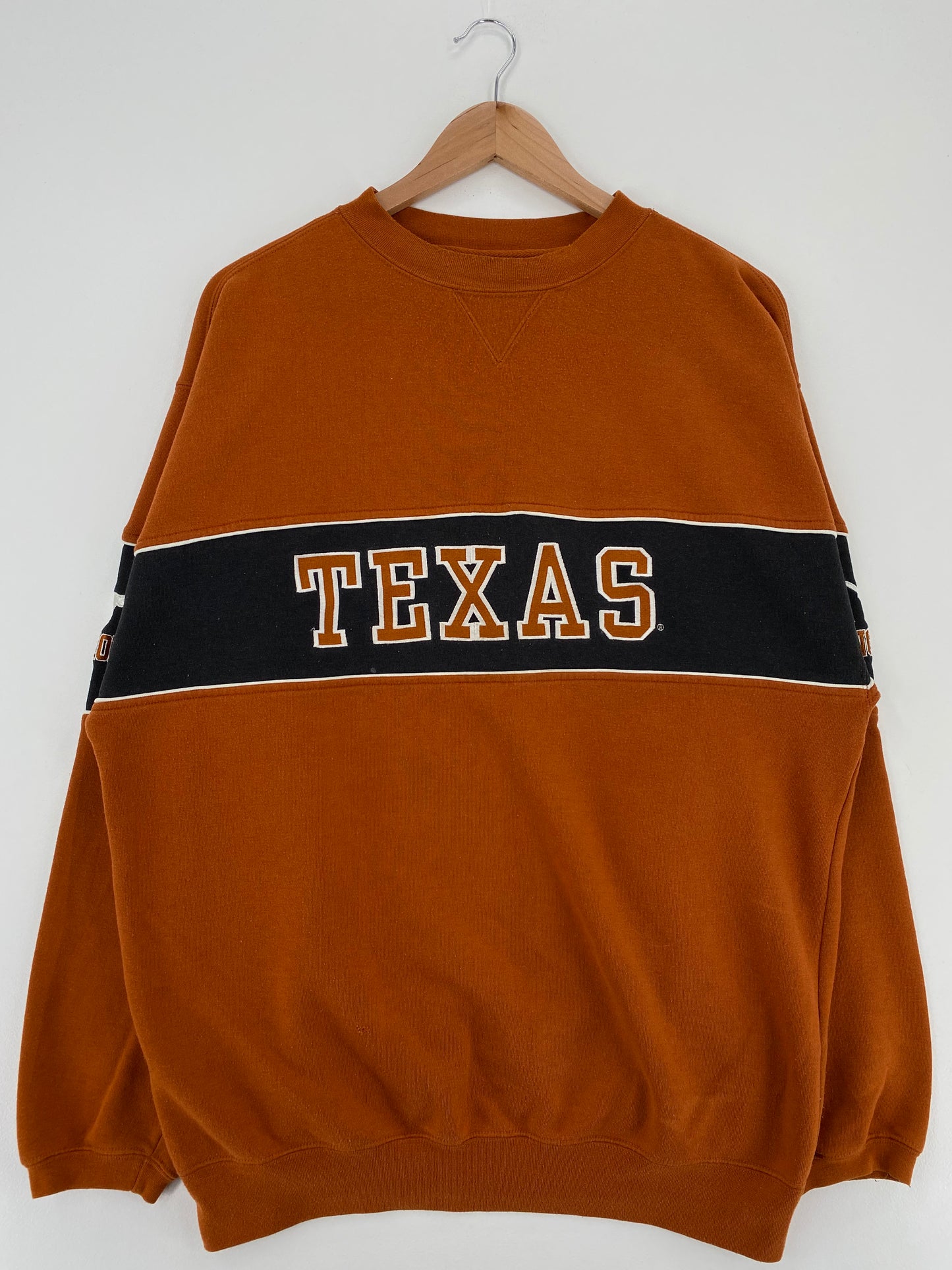 Vintage TEXAS LONGHORNS Size L College Sweat-Shirt / A1877
