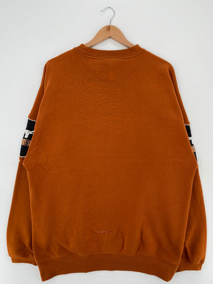 Vintage TEXAS LONGHORNS Size L College Sweat-Shirt / A1877