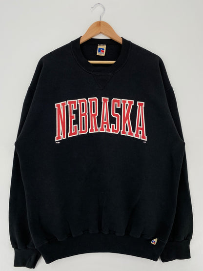 90’s NEBRASKA Size XL College Sweat-Shirt / A1878
