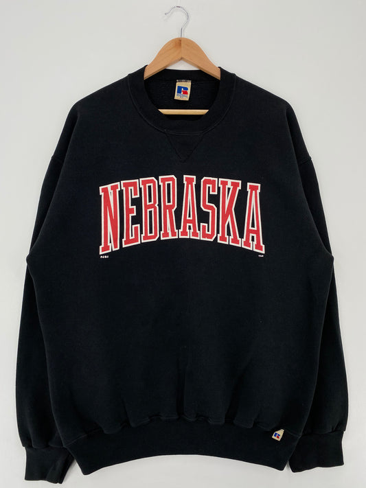 90’s NEBRASKA Size XL College Sweat-Shirt / A1878