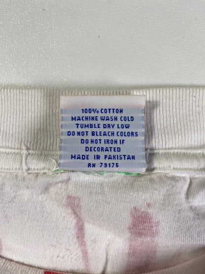 90's GEORGIA BULLDOGS Size XL Vintage College T- Shirt / A1884