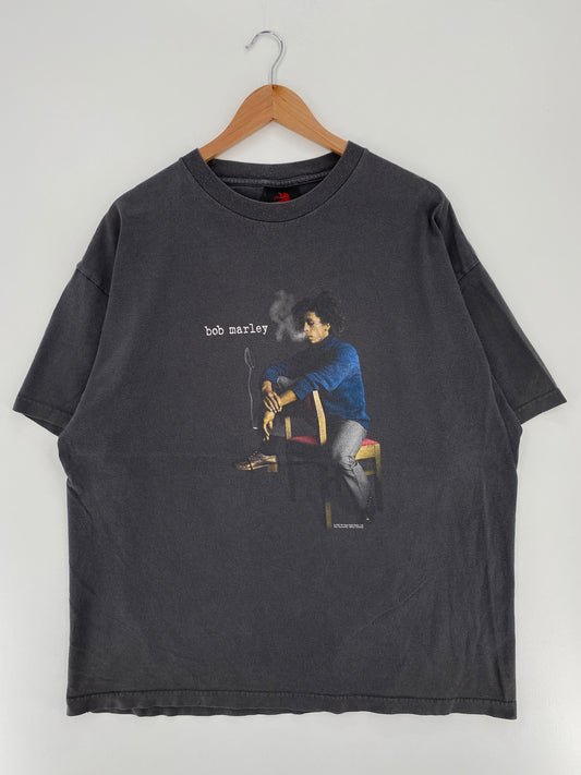 2002 BOB MARLEY Size XXL Vintage Music T- Shirt / A1889