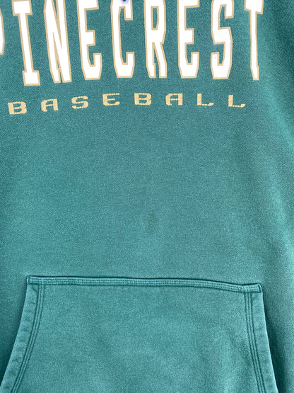 Vintage NIKE PINECREST Size XL Vintage College Hoodie Sweat-Shirt / A1909