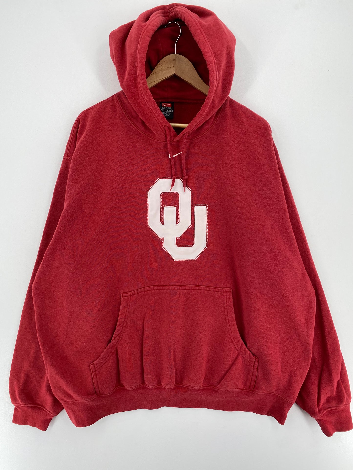 00' NIKE OKLAHOMA Size XXL Vintage College Hoodie Sweat-Shirt / A1910