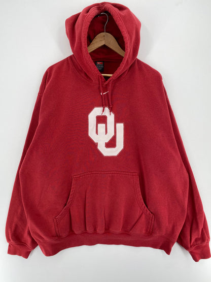 00' NIKE OKLAHOMA Size XXL Vintage College Hoodie Sweat-Shirt / A1910
