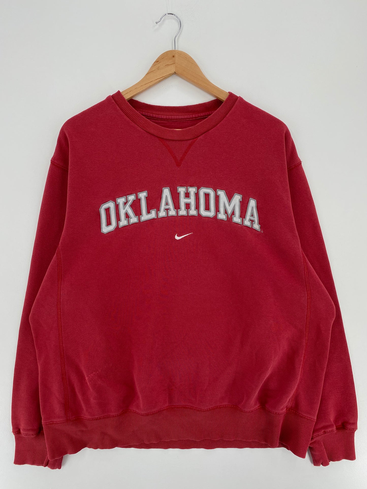 Vintage NIKE OKLAHOMA Size XL Vintage College Sweat-Shirt / A1912