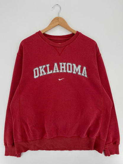 Vintage NIKE OKLAHOMA Size XL Vintage College Sweat-Shirt / A1912