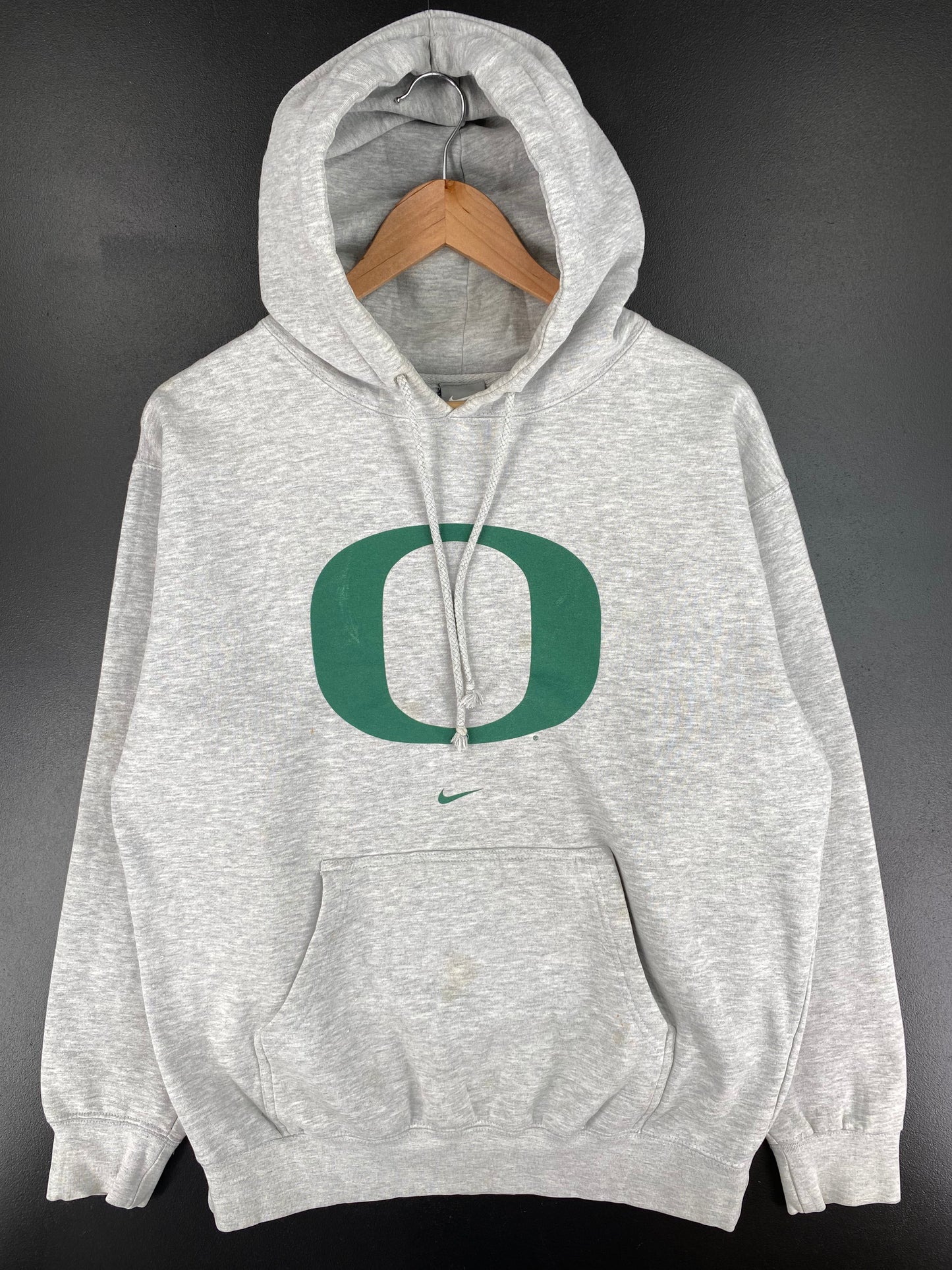 00' NIKE OREGON Size M Vintage College Hoodie Sweat-Shirt / A1916