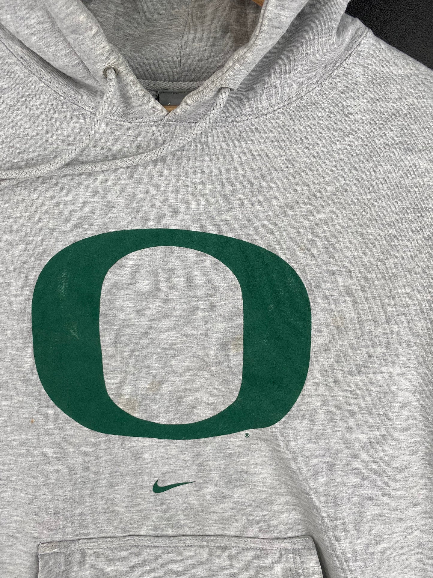 00' NIKE OREGON Size M Vintage College Hoodie Sweat-Shirt / A1916