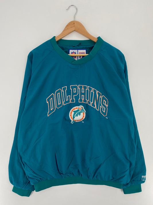 90’s MIAMI DOLPHINS Size L NFL Nylon Jacket  / A1941