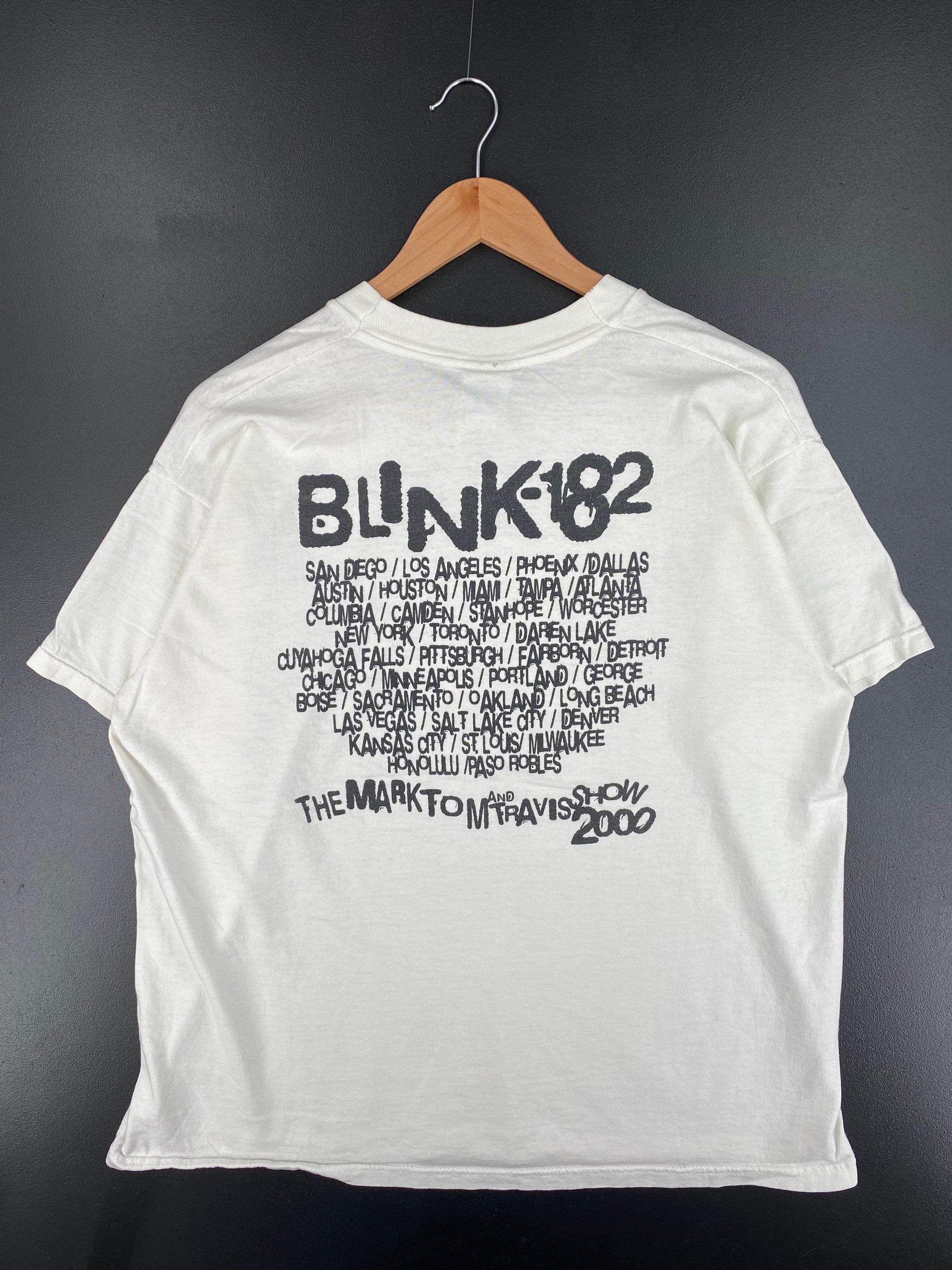 2000 BLINK 182 Size XL Vintage Music T-Shirt / A2062 – FISHTALE VINTAGE