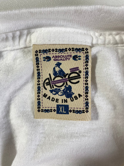 90's BANNERMAN COFFEE WORSHIP Made in USA Size XL Vintage T-Shirt / A2063