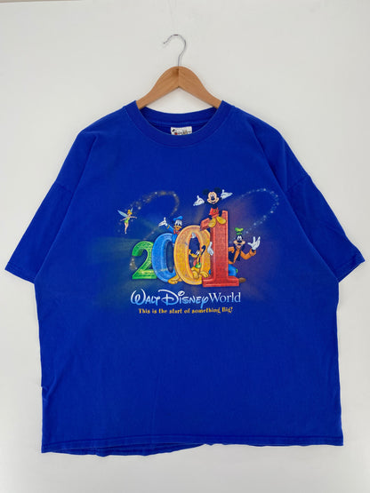 2001 WALT DISNEY EORLD Size XL Vintage T-Shirt / A2075