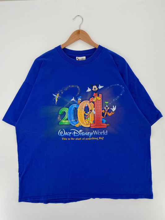 2001 WALT DISNEY EORLD Size XL Vintage T-Shirt / A2075