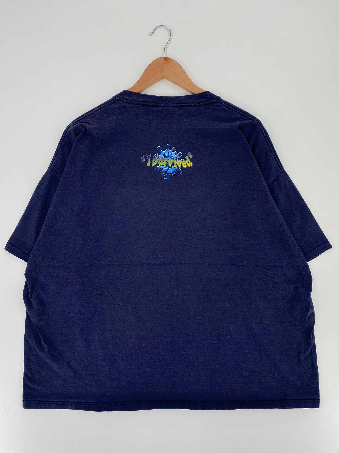 00' DISNEY MICKEY SPLASH MOUNTAIN Size XXL Vintage T-Shirt / A2077
