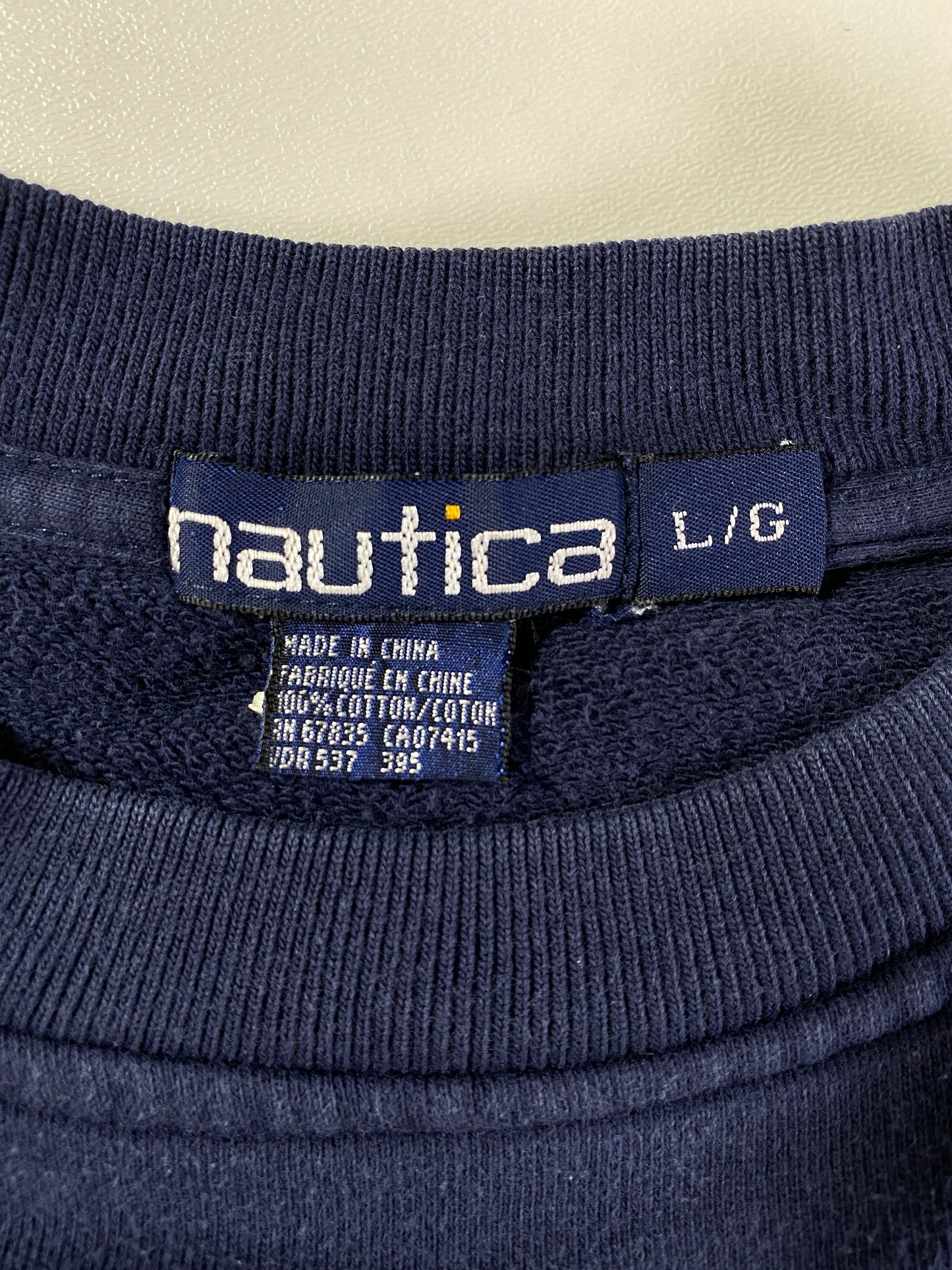 90’s NAUTICA Size L Vintage Sweat-Shirt  / A6630