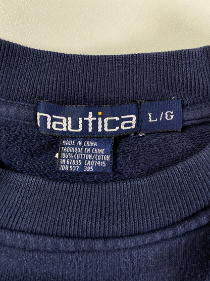 90’s NAUTICA Size L Vintage Sweat-Shirt  / A6630