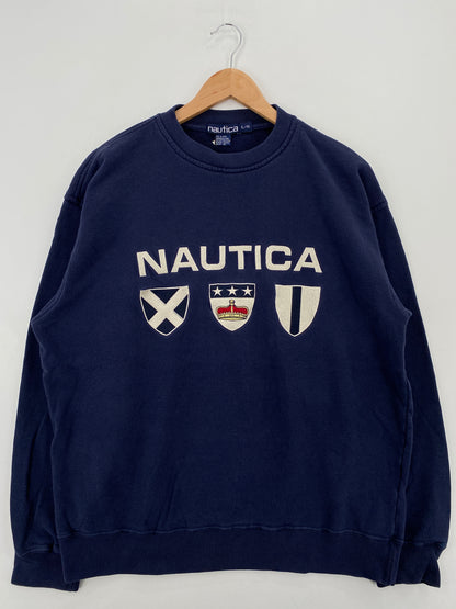 90’s NAUTICA Size L Vintage Sweat-Shirt  / A6630