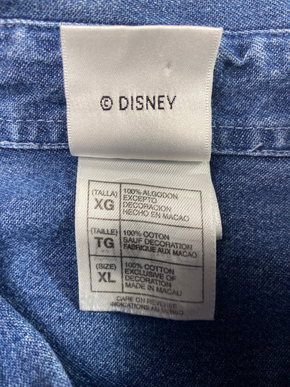 Vintage DISNEY MICKEY Size XL Vintage Button-Down Shirt / A2123
