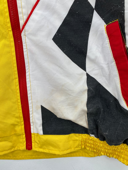 90's POWER BOATING CANADA POKER RUN Size XXL Vintage Racing Nylon Jacket / A6644