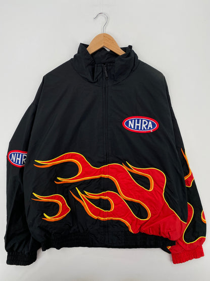 Vintage NHRA WINSTON DRAG RACING Size XXL Vintage Racing Nylon Jacket / A6645
