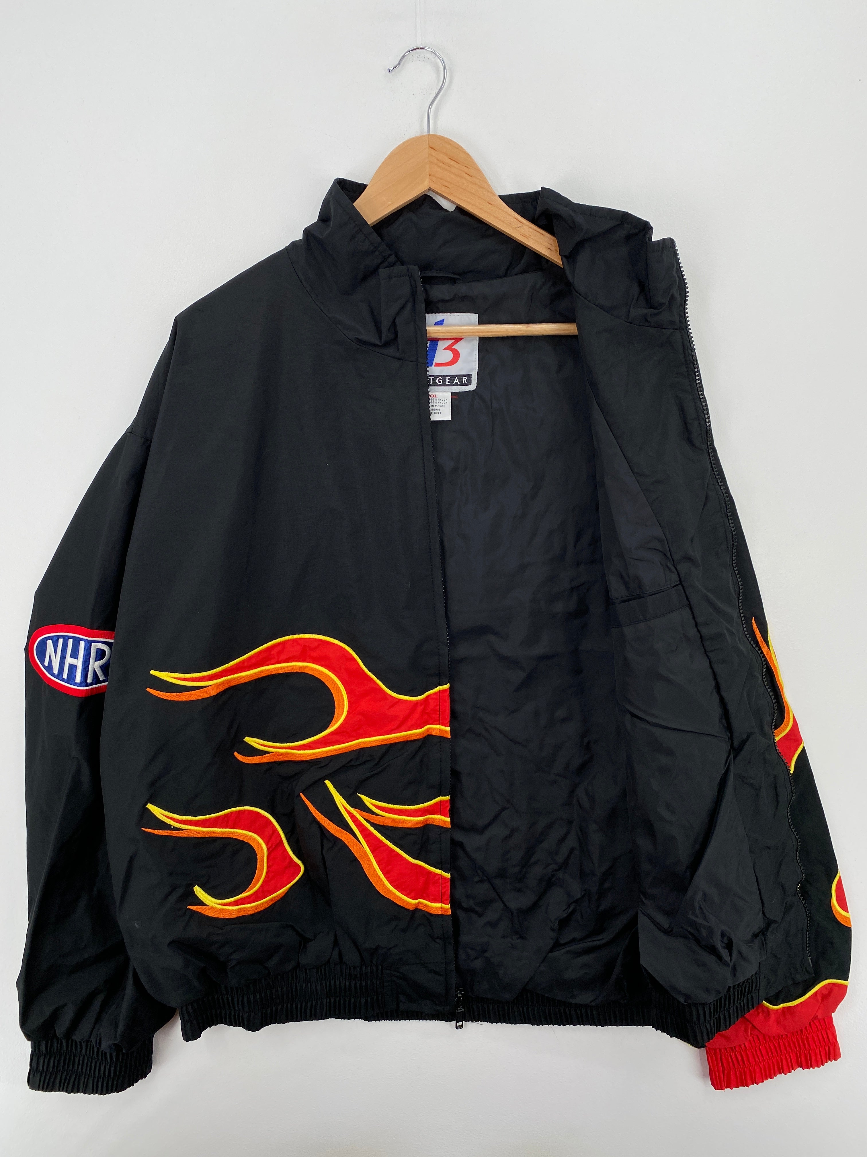 Vintage drag outlet racing jacket