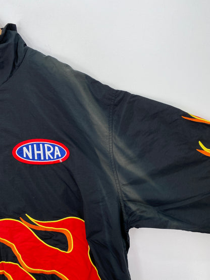 Vintage NHRA WINSTON DRAG RACING Size XXL Vintage Racing Nylon Jacket / A6645