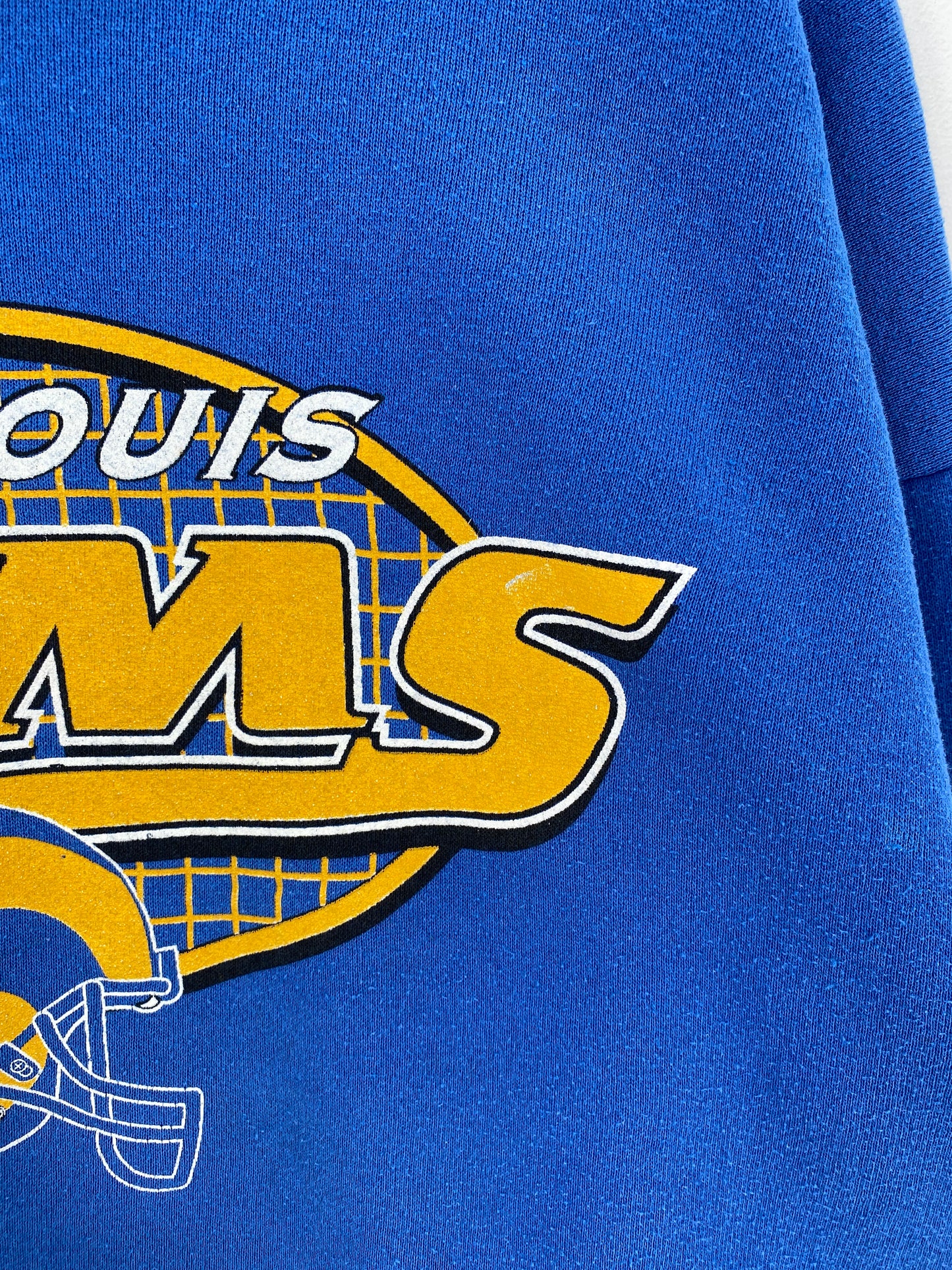 90's ST. LOUIS RAMS Size XL Vintage NFL Sweat-shirt / A2129