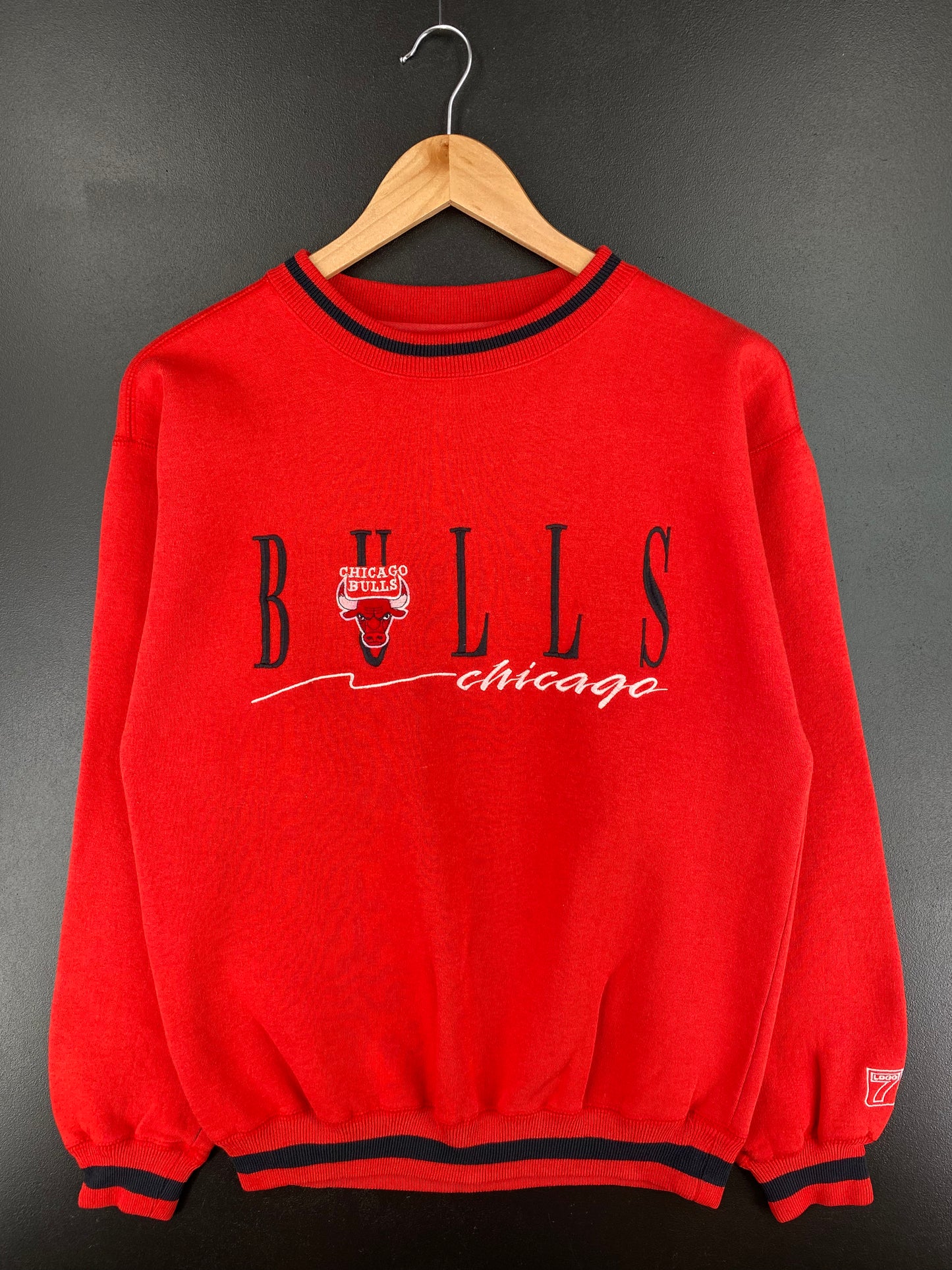 90’s CHICAGO BULLS Size M NBA Sweat-shirt / A2130