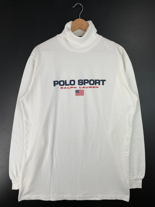 90's POLO SPORTS RALPH LAUREN Size L Vintage Long Sleeve T-shirt / A6677