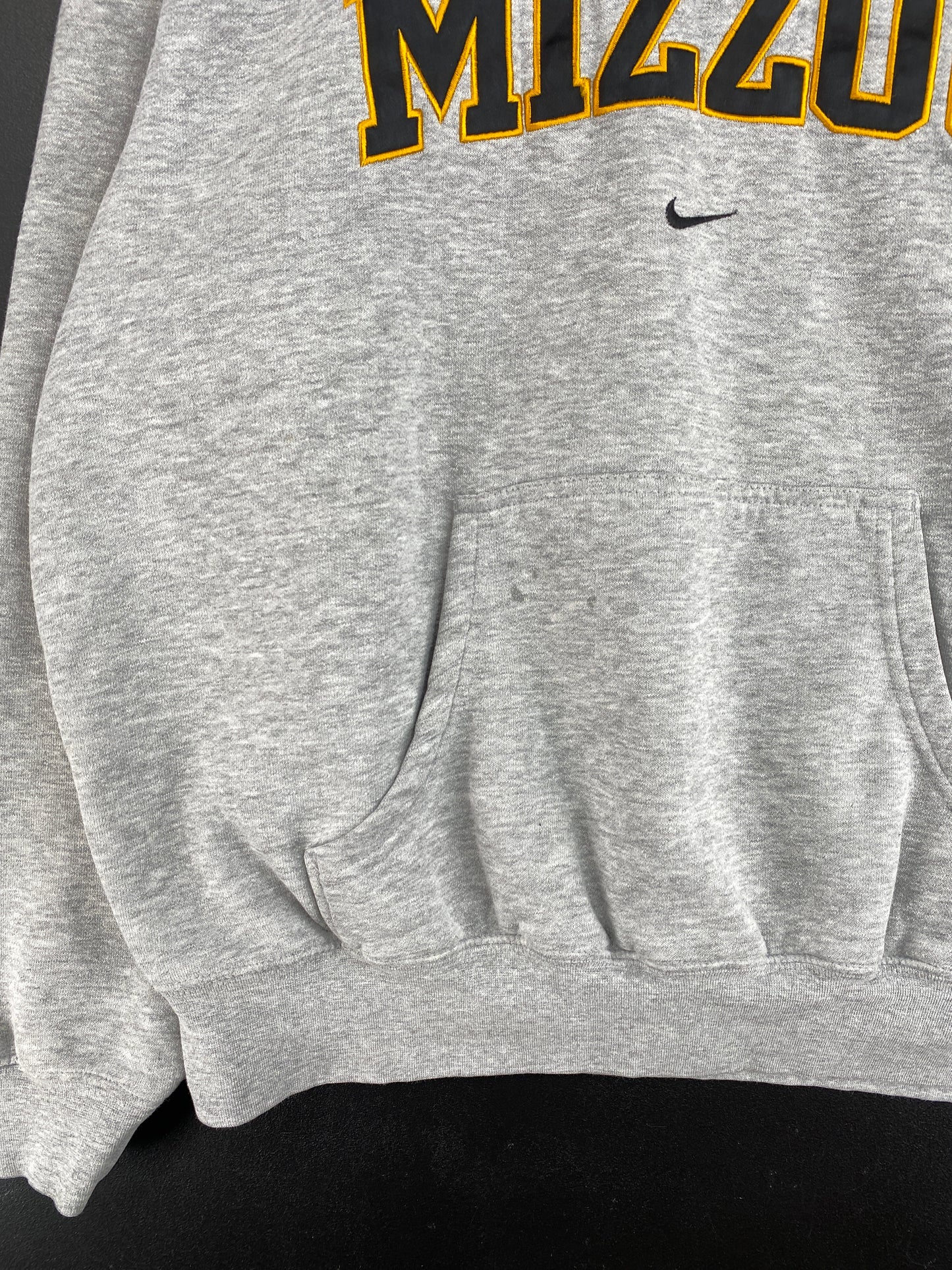 00' NIKE x MIZZOU Size M Vintage College Hoodie Sweat shirt / E4040S
