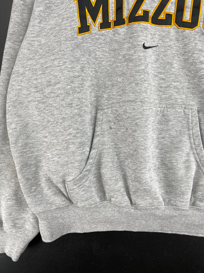 00' NIKE x MIZZOU Size M Vintage College Hoodie Sweat shirt / E4040S