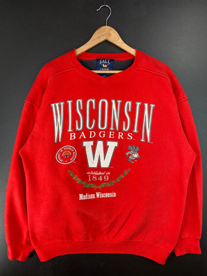 90's WISCONSIN Size L Vintage College Sweat-Shirts / A6694