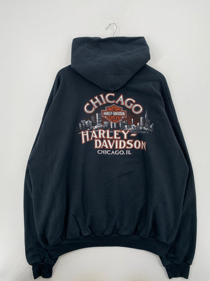 2003 HARLEY DAVIDSON Size XXXL Vintage Hoodie Sweat-Shirts / A6689