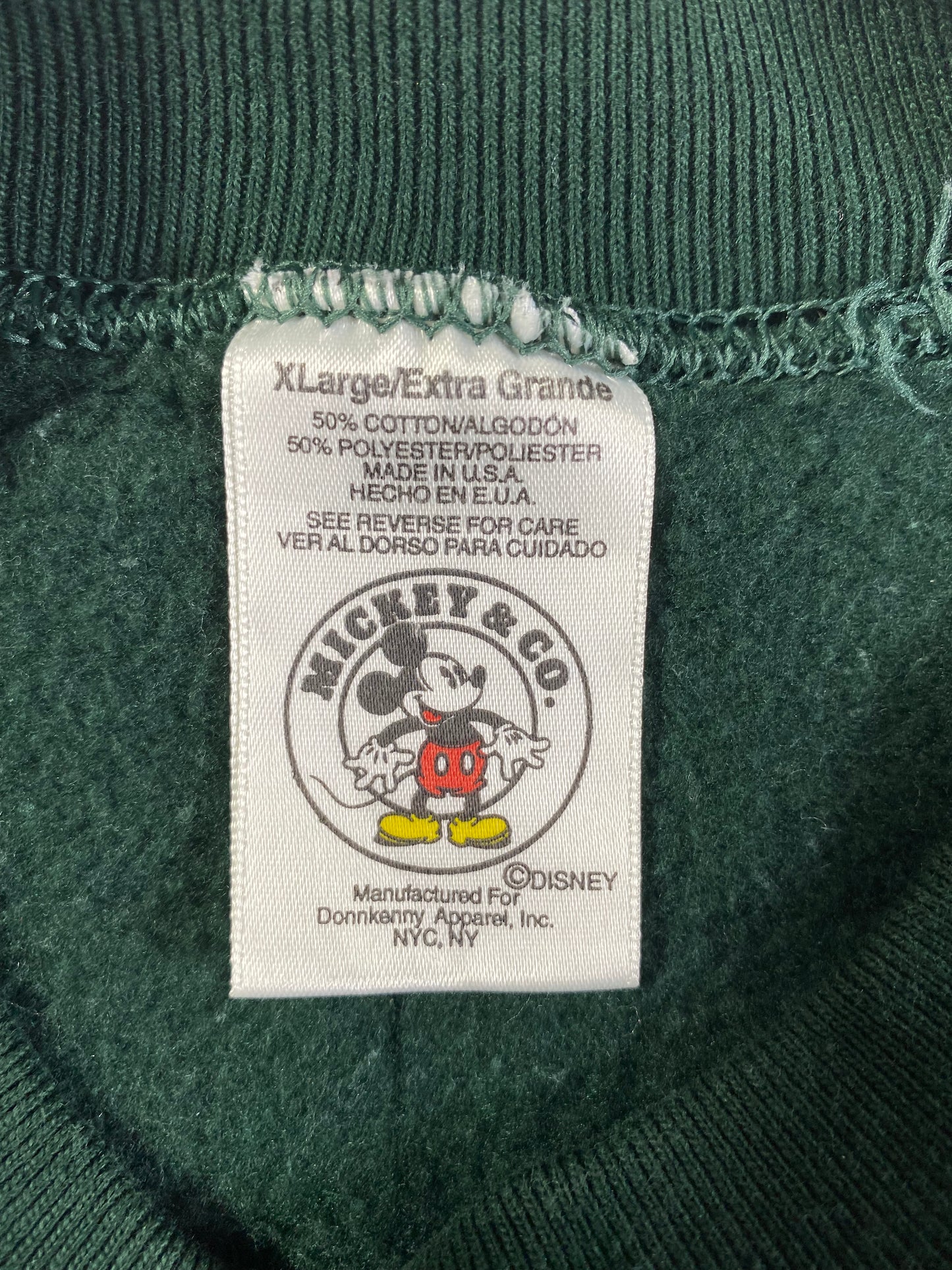 90's DISNEY MICKEY Made in USA Size XL Vintage Sweat-Shirt  / A2238