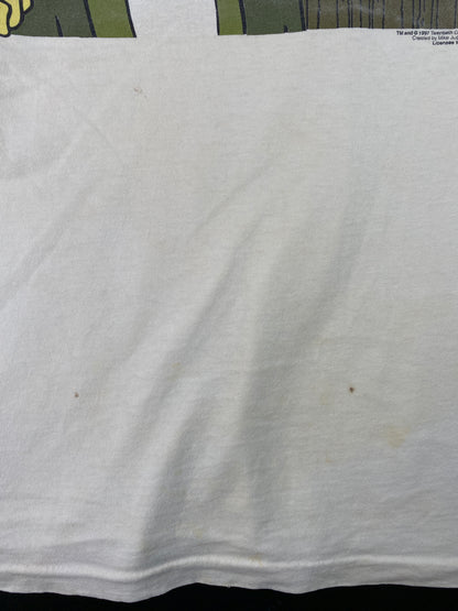 1997 KING OF THE HILL DALE GRIBBLE Size XL Vintage T-Shirts / A6727